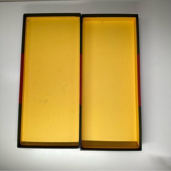 Gucci Dapper Dan | Gift Box | Green/Yellow/Red | L1.25 x W12.75 x H5.5 inch - Picture 7 of 16